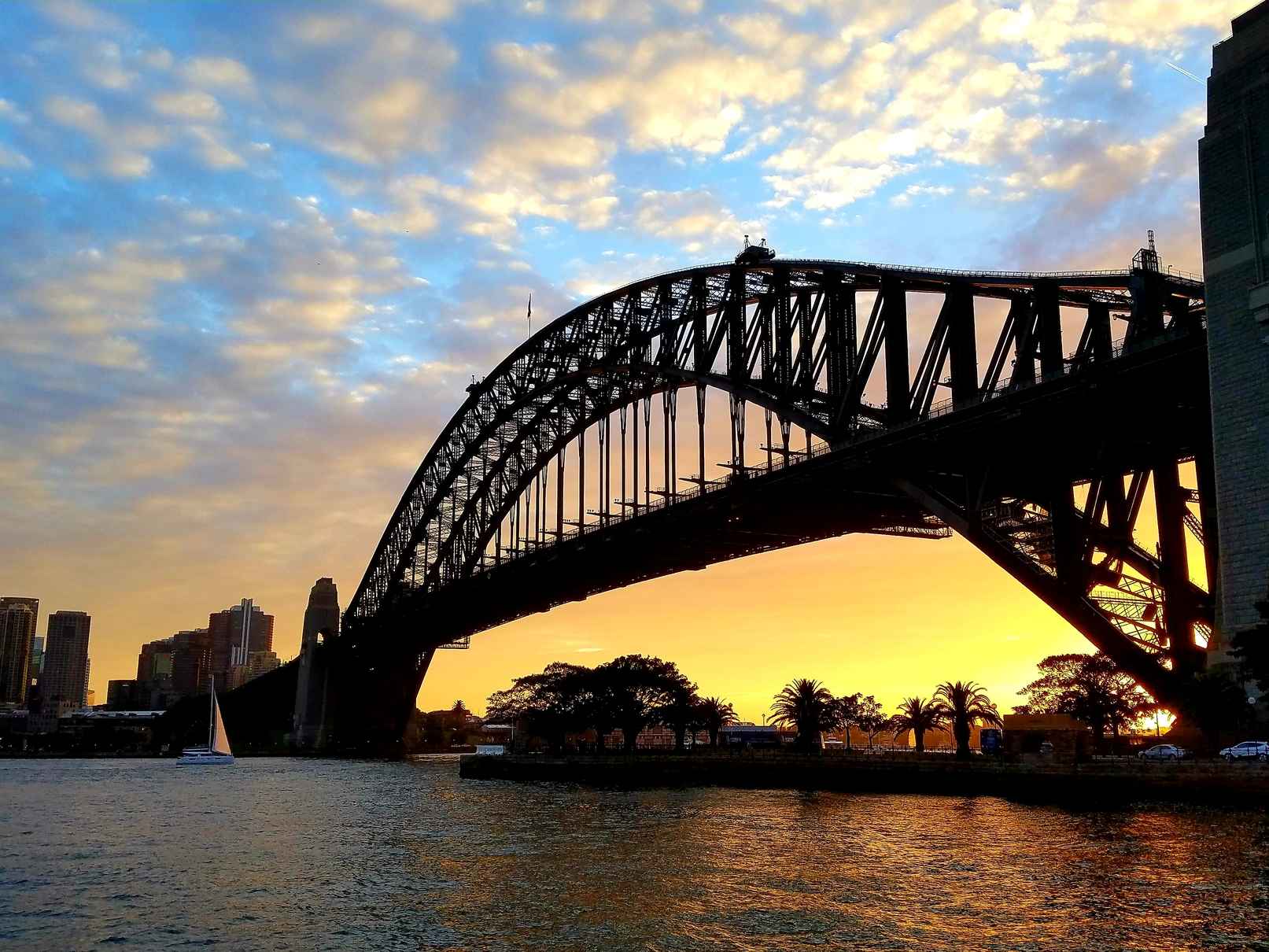 Sydney Harbour Bridge sunset